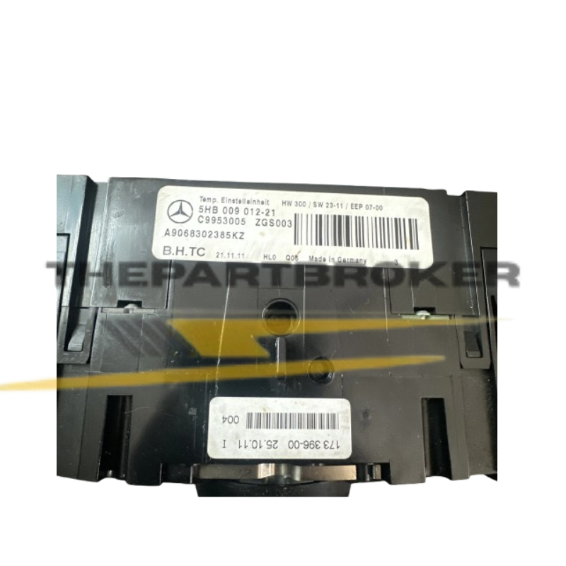Heater A/C Control for 2013 Mercedes-Benz Sprinter l A9068302265KZ